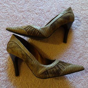 Anne Michelle Brown Heel, Size 6.5